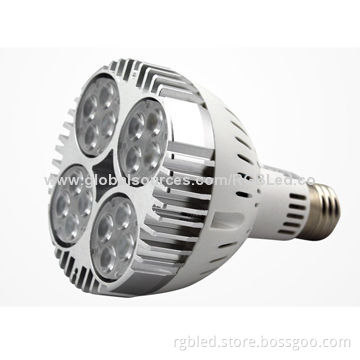 PAR30 LED Bulb, 30W, E27, 16pcs Cree XPE LED, AC 85-260V, 70-80lm/WattNew
